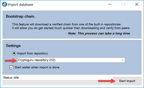 Choose repository